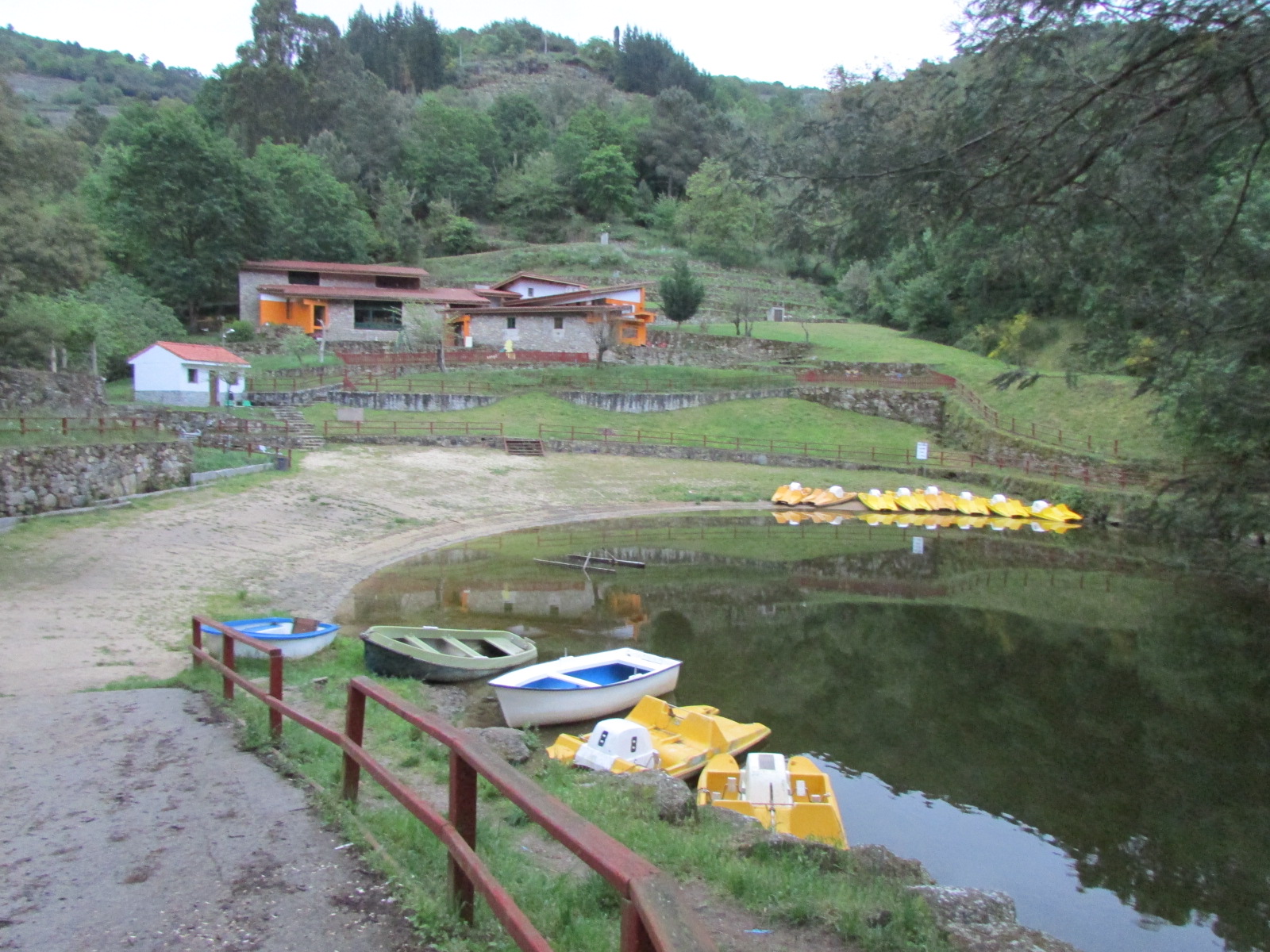 Barbeita river area with granite stones