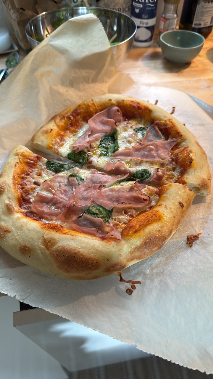 Homemade pizza