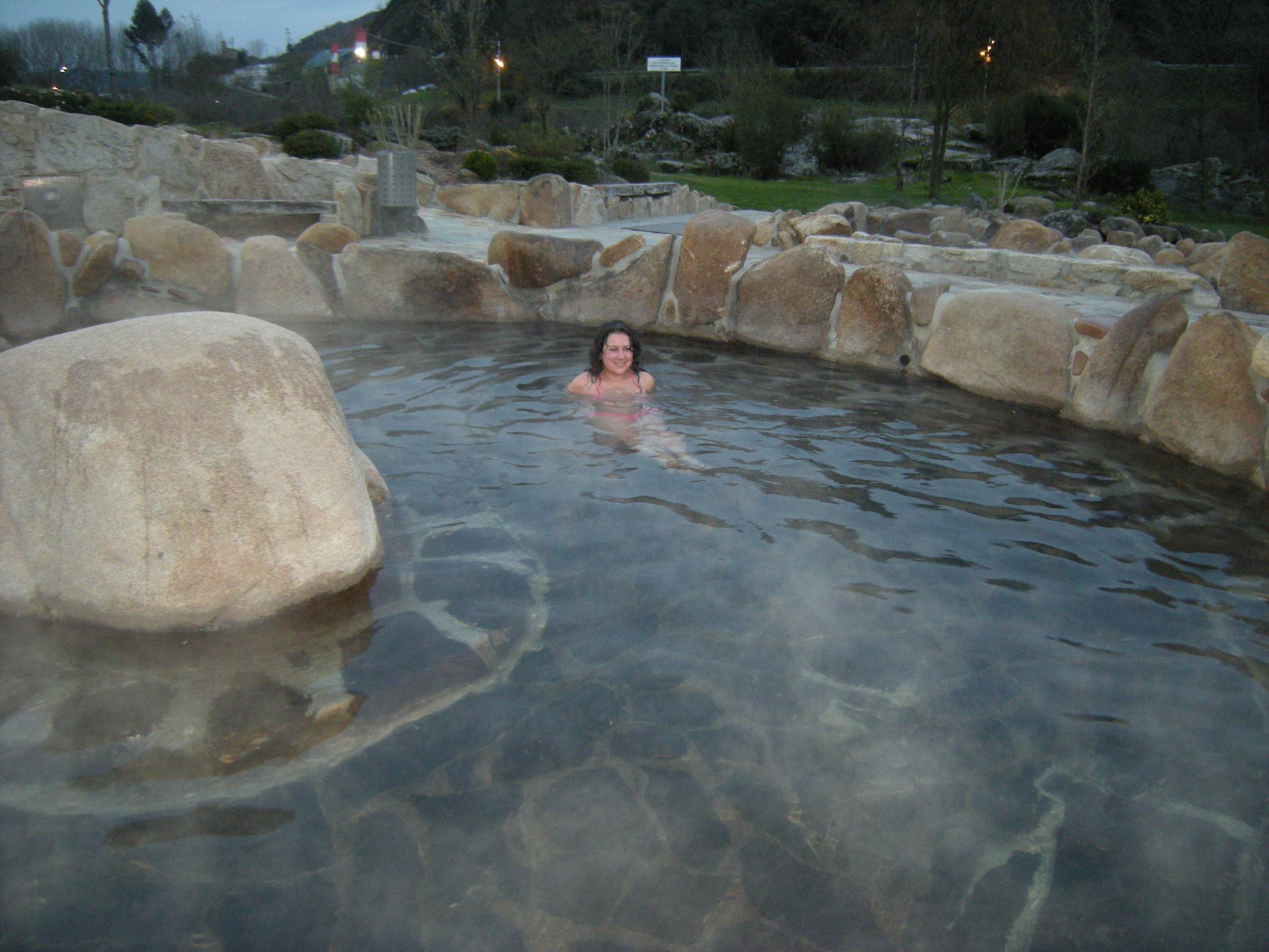 Thermal pools in Ourense, Spain